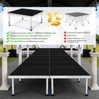 4x4ft 16x20ft Portable Stage Platform  24 -40  Adjustable Height Stage Riser Usa