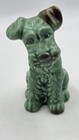 Vintage Sylvac 12 5cm High Green Terrier Dog Figurine No  1378 Made In England
