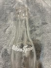 Vintage Milton Spring Beverages Acl Soda Bottle  Charles Copeland Milton  Mass 