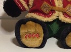 Dan Dee Snowflake Teddy 2006 Black Plush Bear 14    Boy Red Jacket Green Pants