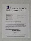Nfl Johnny Unitas Signed Autographed 4x6 Index Card Bas Loa Coa Colts Qb Beckett
