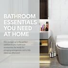 Bathroom 2in1 Toilet Bowl Cleaning Brush   Plunger Scrubber Set Stainless Steel