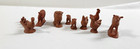 Vintage Lot Of 9 Variety Marx Toy Rubber Farm Animals
