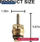 Standard M10 Brass A c Schrader Valve Core 25-pack  For Bas03009 mt0065 59356 gm