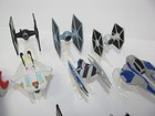 Hot Wheels Star Wars Die Cast Ships And Vehicles Lot Of 9 - Ships 7 Stands