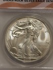 2006 Daniel Carr Overstruck Silver Eagle Token Anacs Ms69