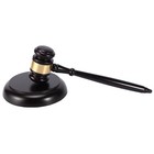 Wooden Gavel Hammer   Sound Block Set Mallet For Lawyer Judge Auction Sale
