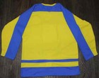 Team Ukraine Hockey Jersey Yellow All Sewn Custom Any Names Number Size