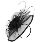 Feather Flower Headband Alice Band Fascinator Womens Elegant Wedding Party Decor