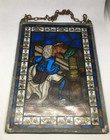 Vintage Glassmasters Stained Glass Suncatcher Of Rosetti s  the Kiss  