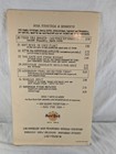 Hard Rock Cafe    Houston - Vintage Plastic Laminated Menu