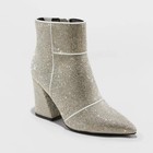 A New Day Women s Ankle Boots Sparkly Cushioned Ponty Booties Winter