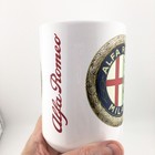 Vintage Alfa Romeo Badge Emblem Milano Italy Giulietta 15 Oz  Large Ceramic Mug