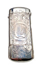 Rare Antique Sterling Silver Dead Head Vesta Case Hallmarked Birmingham  1865