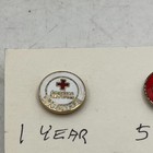 Vintage American Red Cross Volunteer Enamel Pin Lot Of 8 Instant Collection