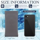 6 Pcs Squeeze Phone Sleeve Thermal Phone Case Pu Leather Phone Pouch Cell