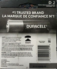 Duracell Coppertop D Alkaline Batteries - 2 Pack Of 10 Year