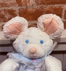 Vtg Fisher Price Puffalump Baby Mouse Plush Rattle Ruffle 1988 Vintage Baby Euc