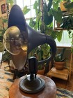 1923 Bristol Co  Audiophone Senior Loudspeaker Rare  Repurposed To Vintage Lamp