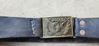 Vintage Civil War M1851 Eagle Belt Buckle Leather Rig Herb Parsley Brass Hp