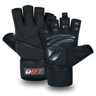 Padded Workout Gloves For Men Gym Weight Lifting Gloves With Wrist Wrap Support