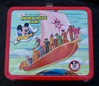 Vintage Mickey Mouse Club  red Rim  Lunchbox   Thermos  1977  C-8 5 9 0 Minty 