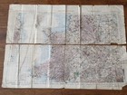 Genuine Wwii Raf usaaf Aviation navigation Map     Ordnance Survey Aviation   