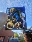 Vintage Stained Glass Window Panel Saint Martin Of Tours Beggar Signed