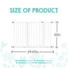 Regalo Easy Open 47-inch Extra Wide Baby Safety Gate 