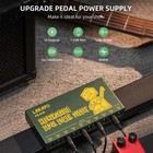 10000mah Rechargeable Guitar Pedal Power Supply 10 Isolated Dc Output 9v Usb 2 0