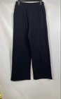 Beyond Yoga Women s Navy Blue Pintuck Front Wide Leg Sweatpants Sz M Nwt