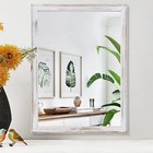 Wall Mirror Large Rustic Wood Framed Mirror Rectangle Decorative Farmhouse Be   