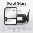 2pcs Power Heated Tow Mirrors For 1999-2002 Chevy Silverado Gmc Sierra 1500 2500