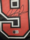 Dennis Rodman Signed Chicago Bulls Custom Jersey Beckett Wit Bas Coa Black New