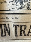 Vintage-flood-may 1942 Newspapers-set Of 2-the Wayne County Citizen Honesdale pa
