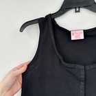 Gentle Touch Post Mastectomy Recovery Camisole Top Womens M Black Hook Loop