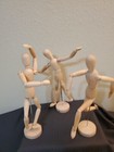 3 Ikea Gestalta Wooden Drawing Artist   s Mannequin Figure Poseable Doll  13 