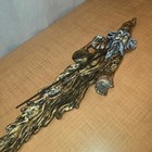 Incense Burner Old Man Winter Wizard 3d Fantasy Genie Metal Pre-owned Antiqued