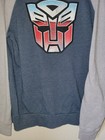 Transformers Autobot Sweatshirt L Circa 2013 Grey And Blue Barely Worn Nice 