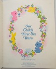 Unused Vintage Baby Memory Record Book Album Unisex Infant To 6 Years 1970 s