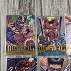 Vintage 1995 Fleer Marvel Metal Trading Card Lot Of 9 Comics Super Skrull Thanos