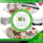 Vacuum Sealer Bags Rolls Jumbo 4mil Food Saver Bag 8 x50  11 x50  8 x20  11 x20 