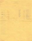 1952 Ahwahnee Hotel Receipt 1950s Yosemite National Park California Room Meals