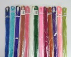 28  Silk Hair Tinsel Holographic Sparkle Lavender Hair Tinsel Extension