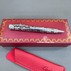 Cartier Panth  re Large Sterling Silver Limited Edition Ballpoint Pen Rare