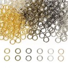 3mm-12mm Jump Rings Open Connectors O Rings Split Ring Jewelry Making 6 Colors