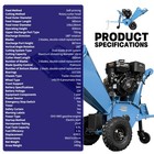 15hp Gasoline Powered 5   Wood Chipper With 3-wheel Electric Start Free Shipping