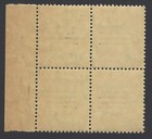 Egypt 1953 6m With Bars Over Face Overprint Double Mnh Block Of 4