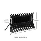 Titan Attachments Standard Series 66  Root Rake Attachment  Universal Ssqa