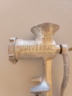 Universal Meat Chopper Grinder No 323 Usa Clean Vintage Hand Crank         